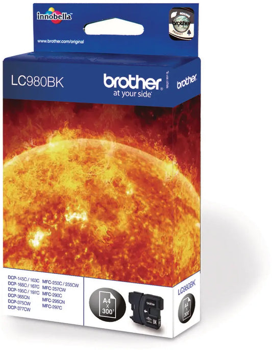 BROTHER Tintenpatrone schwarz LC-980BK DCP-165C 300 Seiten Idealshop