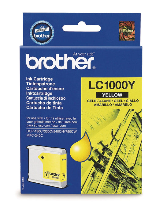 BROTHER Tintenpatrone yellow LC-1000Y DCP-130C/MFC-240C 400 Seiten Idealshop