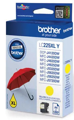 BROTHER Tintenpatrone yellow LC-225XLY MFC-J5620DW 1200 Seiten Idealshop