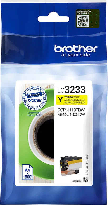 BROTHER Tintenpatrone yellow LC-3233Y DCP-J1100DW 1500 Seiten Idealshop