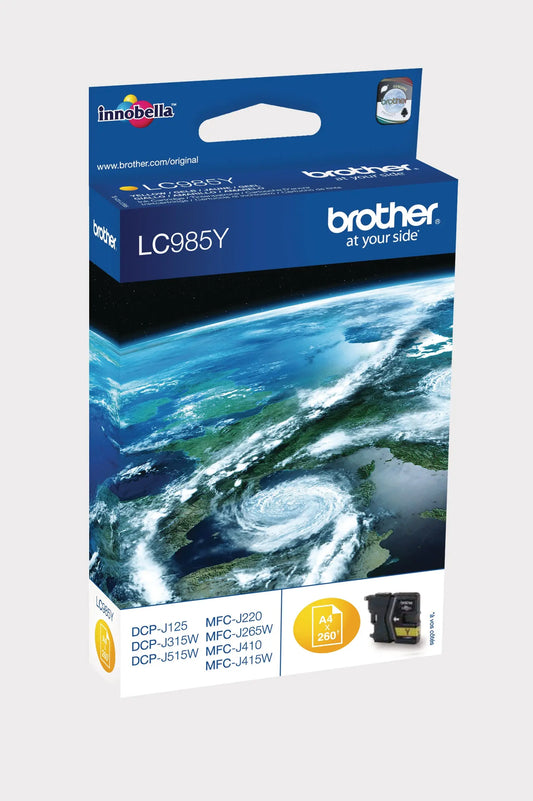 BROTHER Tintenpatrone yellow LC-985Y DCP-J315W 260 Seiten Idealshop
