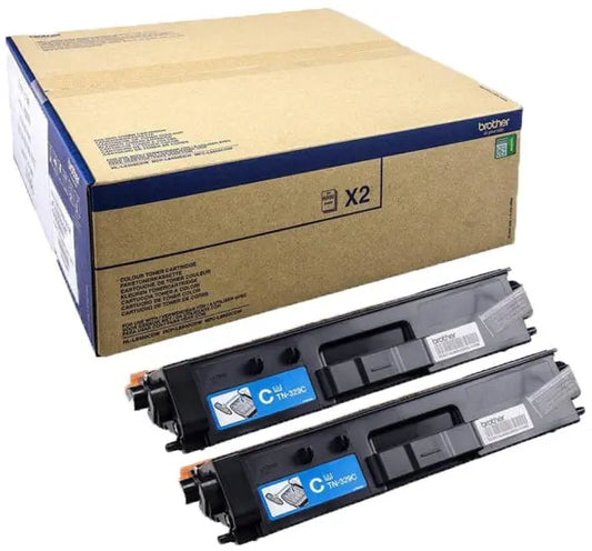 BROTHER Toner Super HY Twin cyan TN-329CTWIN MFC-L8450 2x6000 Seiten Idealshop