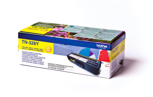 BROTHER Toner Super HY yellow TN-328Y HL-4570CDN 6000 Seiten Idealshop