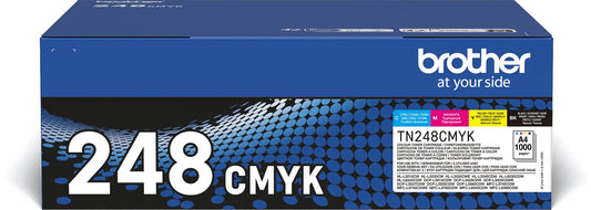BROTHER Toner Valuepack CMYK TN-248VAL HL-L8240CDW 1000 Seiten Idealshop