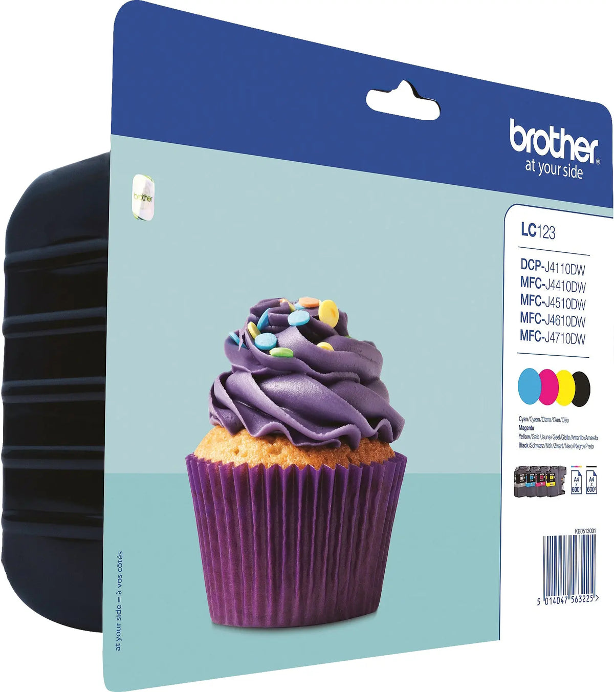 BROTHER Valuepack CMYBK LC-123VALBP DCP-J4110DW 600 Seiten Idealshop