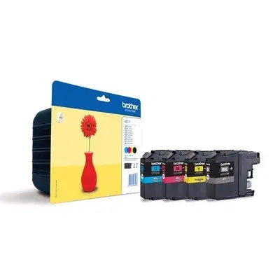 BROTHER Valuepack Tinte CMYBK LC-121VALBP DCP-J132 300 Seiten Idealshop