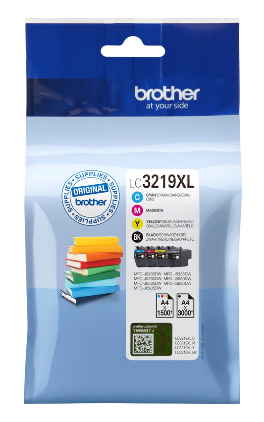 BROTHER Valuepack Tinte CMYBK LC-3219XLVAL MFC-J5330DW 3000/1500 Seiten Idealshop