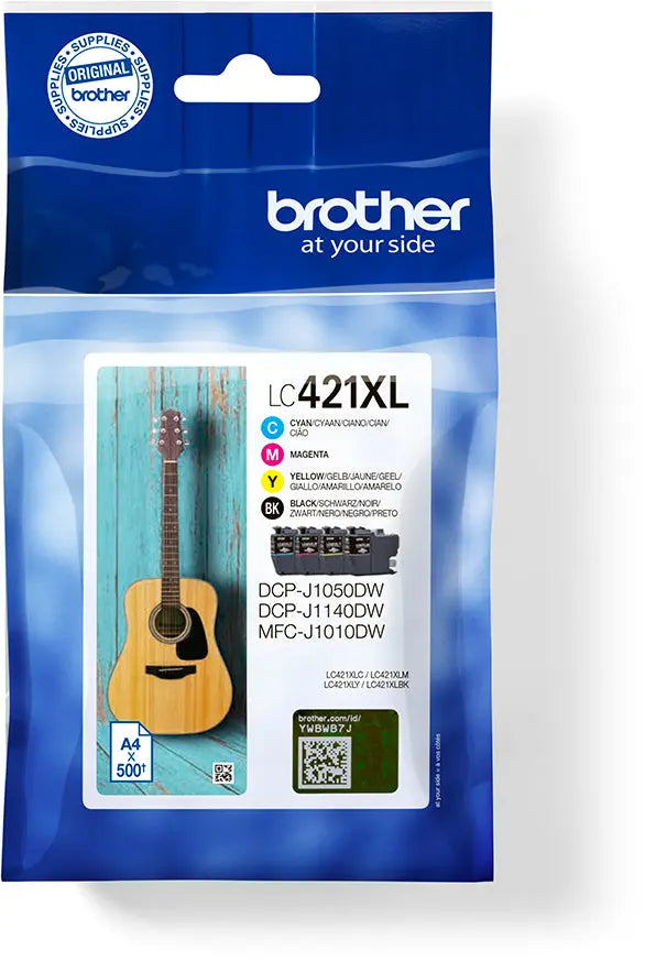 BROTHER Valuepack Tinte CMYBK LC-421XLVAL DCP-J1050 500 Seiten Idealshop