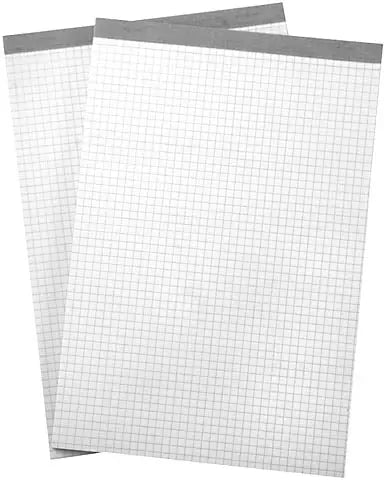 BÜROLINE Büroblock weiss A5 572002 kariert,4mm, 65g 2x100 Blatt Idealshop