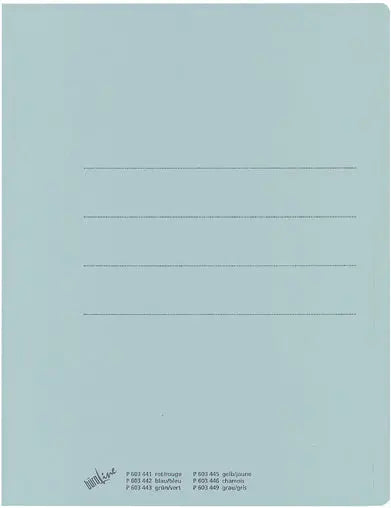 BÜROLINE Einlagemappe Recycling A4 25040005PE1U blau 240g/m2 100 Stück Idealshop