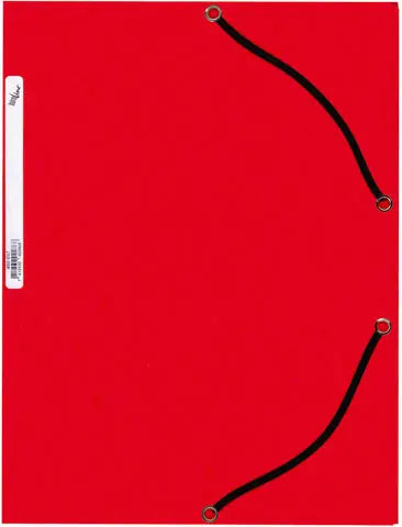 BÜROLINE Gummibandmappe A4 460697PE1U rot, Karton Idealshop
