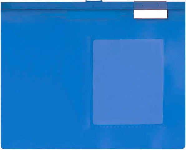 BÜROLINE Hängemappe A4 664057 blau, mit Sichtfenster 3 Stk. Idealshop
