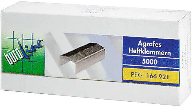 BÜROLINE Heftklammern BL8 166921 5000 Stück Idealshop