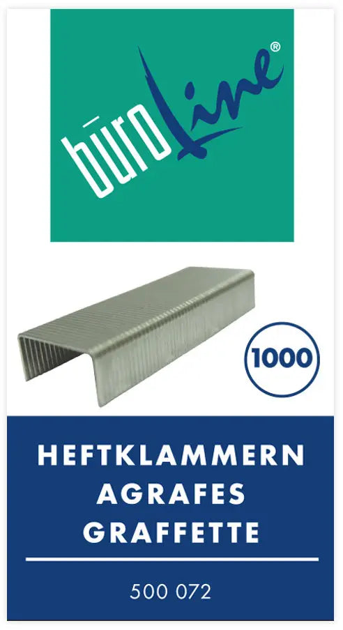 BÜROLINE Heftklammern No.10 500072 1000 Stück Idealshop
