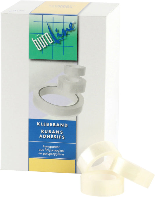 BÜROLINE Klebeband 19mmx10m 131252 transparent, reissfest Idealshop