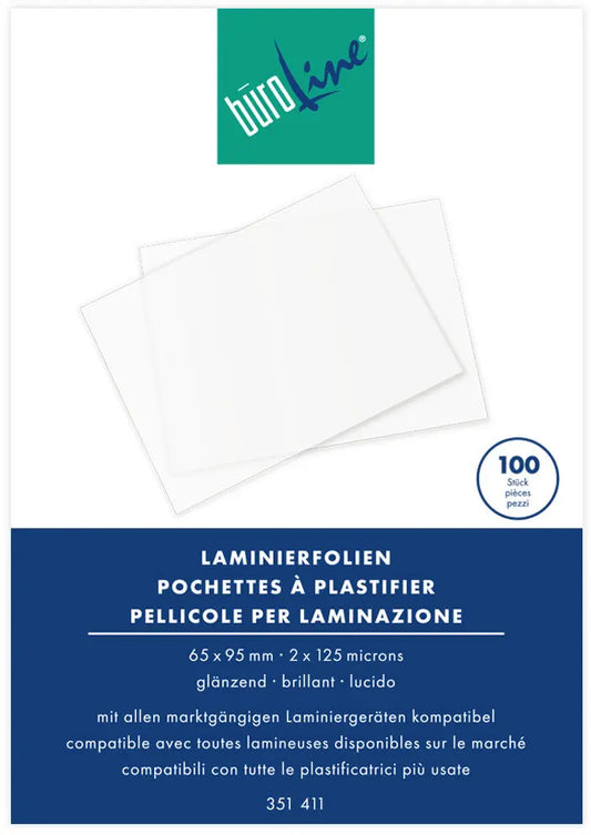 BÜROLINE  Laminiertasche         65x95mm Idealshop