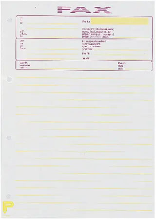 BÜROLINE Telefax-Block D/F/I/E A4 572000 weiss 65g 50 Blatt Idealshop