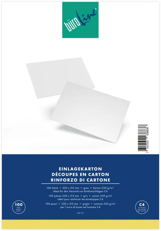 BÜROLINE  Einlagekarton für C4 Idealshop
