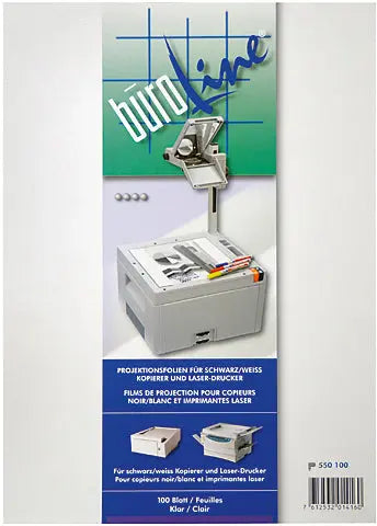 BÜROLINE  Projektionsfolie OHP        A4 Idealshop
