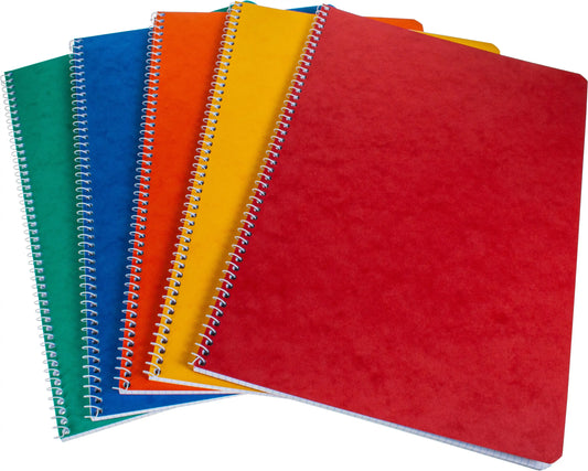 BÜROLINE  Spiralheft ass.      17.5x22cm Idealshop