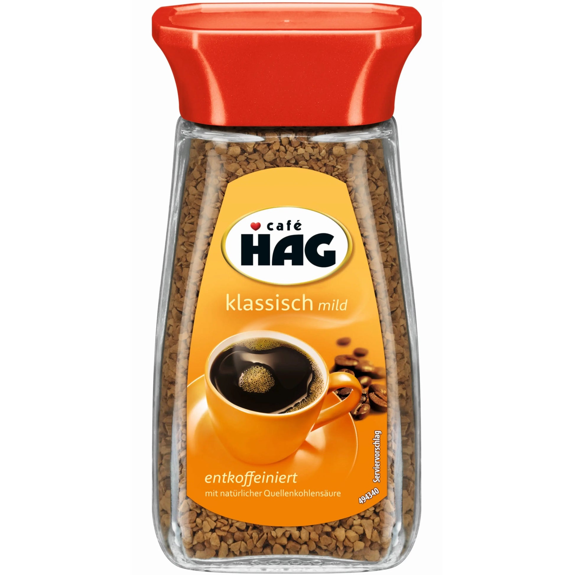 CAFE HAG Instant Kaffee 100g 4031770 koffeinfrei Idealshop