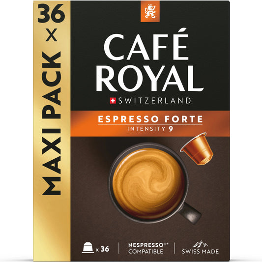 CAFE ROYAL Kaffeekapseln Alu 10175113 Espresso Forte 36 Stk. Idealshop