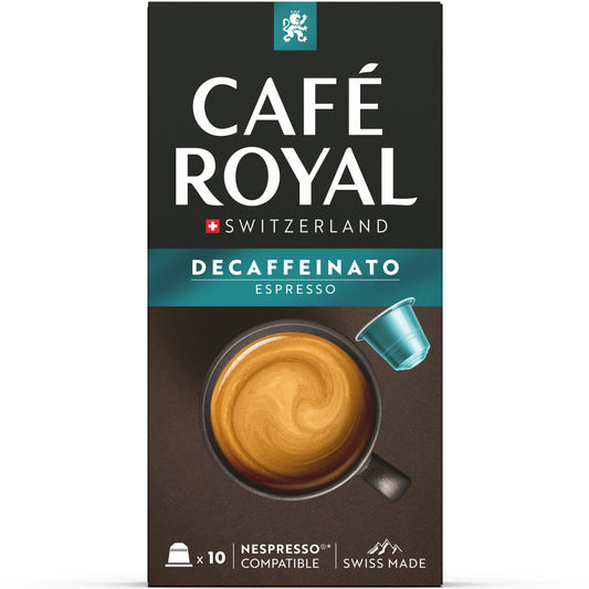 CAFE ROYAL Kaffeekapseln Alu 2001772 Decaffeinato Espresso 10 Stück Idealshop
