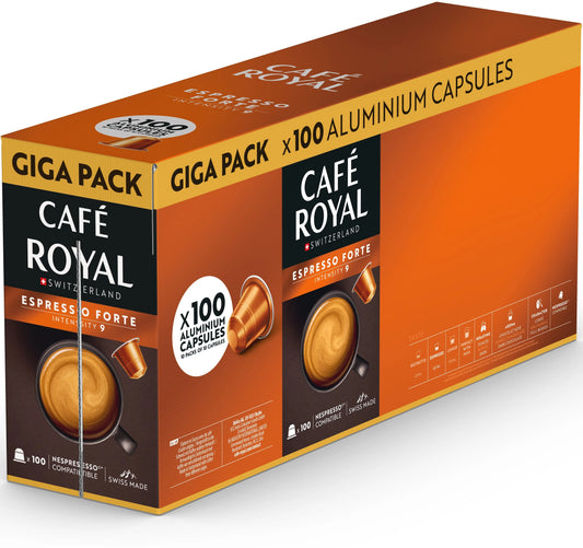 CAFE ROYAL Kaffeekapseln XXL 10185022 Espresso Forte 100 Stk. Idealshop