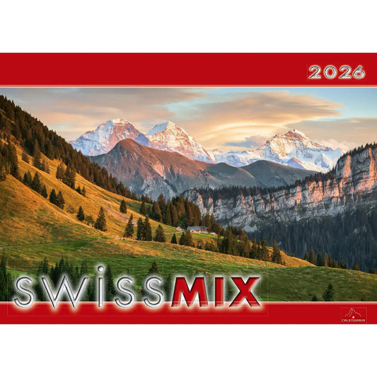 CALENDARIA Bildkalender 2026 9783036205144 Swiss Mix ML 31.5x23cm Idealshop