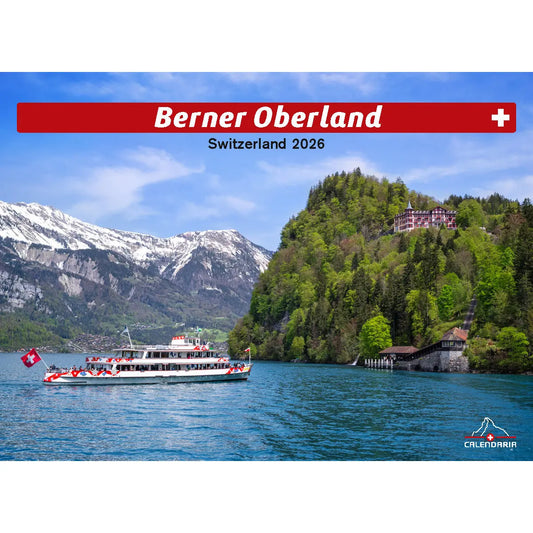 CALENDARIA Bildkalender 2026 9783036205168 Berner Oberland ML 31.5x23cm Idealshop