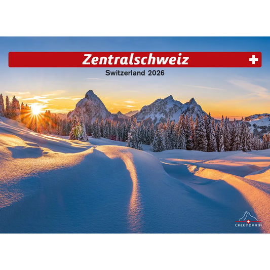 CALENDARIA Bildkalender 2026 9783036205182 Zentralschweiz ML 31.5x23cm Idealshop
