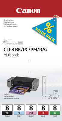 CANON     Multipack Tinte   BK/PC/PM/R/G