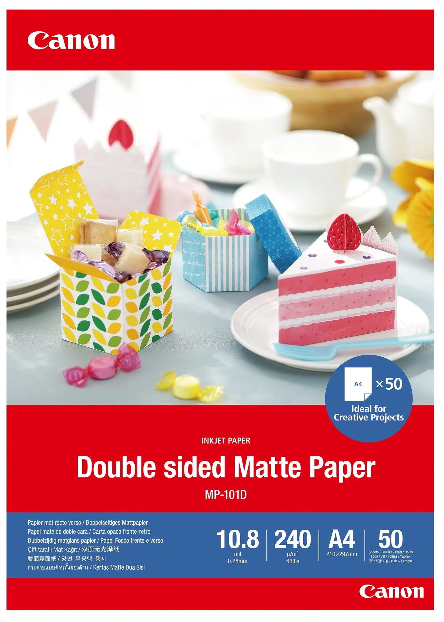 CANON Doub.Matte Photo Paper A4 MP101DA4 Double sided 50 Blatt Idealshop