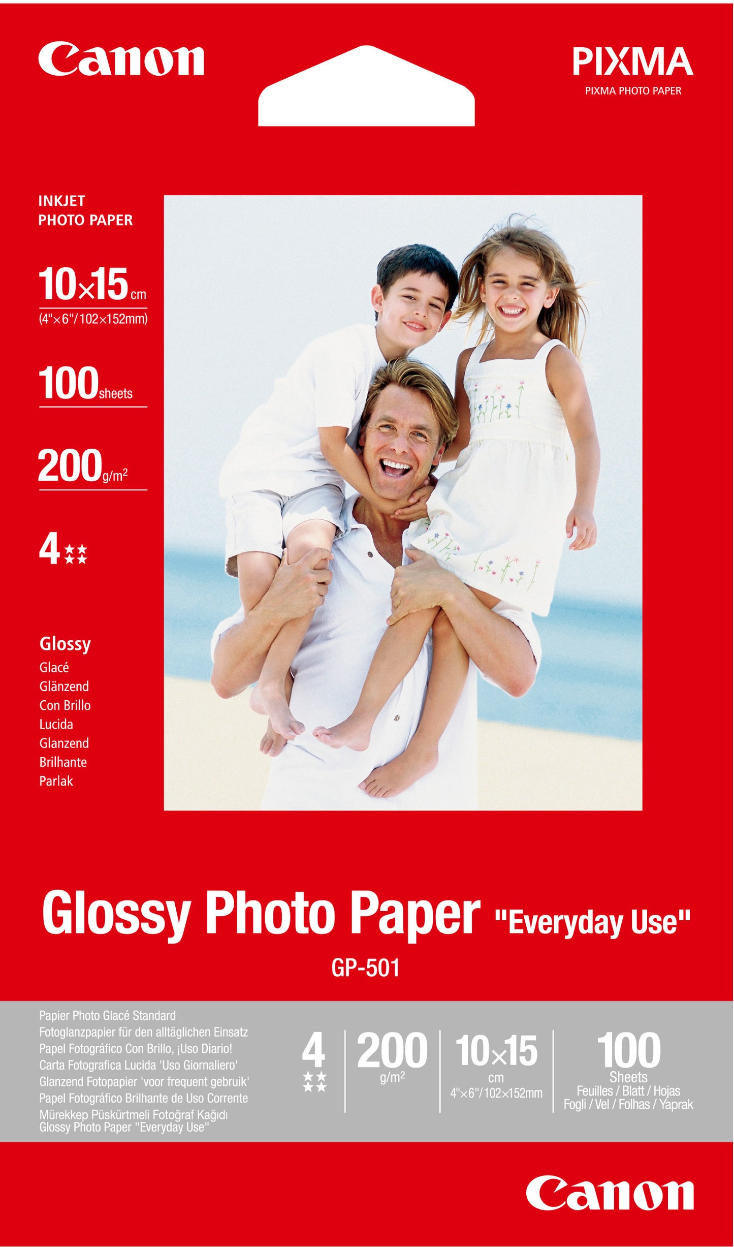 CANON     Glossy Photo Paper     10x15cm