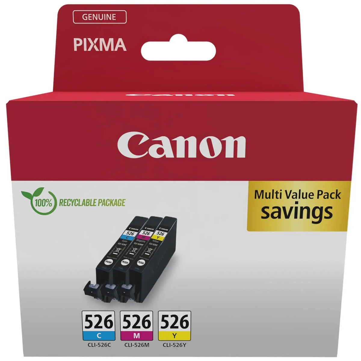 CANON Multipack Tinte CMY CLI-526 PIXMA iP4850 3x9ml Idealshop