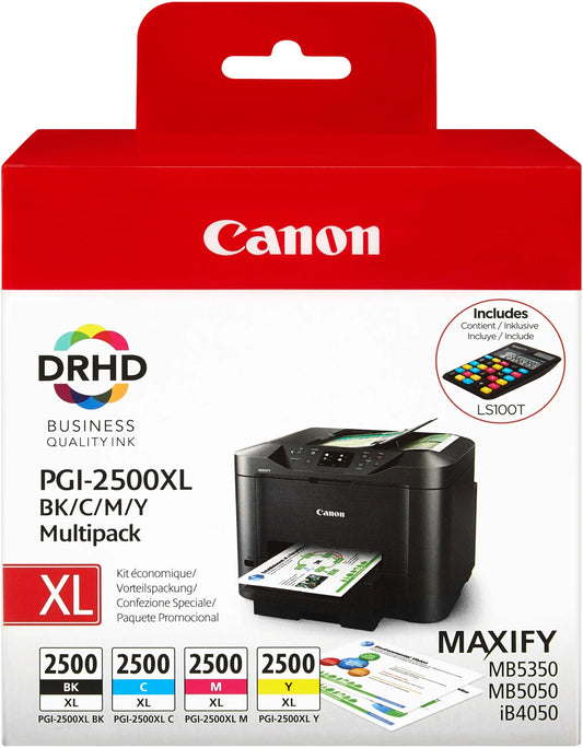 CANON Multipack Tinte XL BKCMY PGI-2500XL MAXIFY MB5050/5350 128.8ml Idealshop