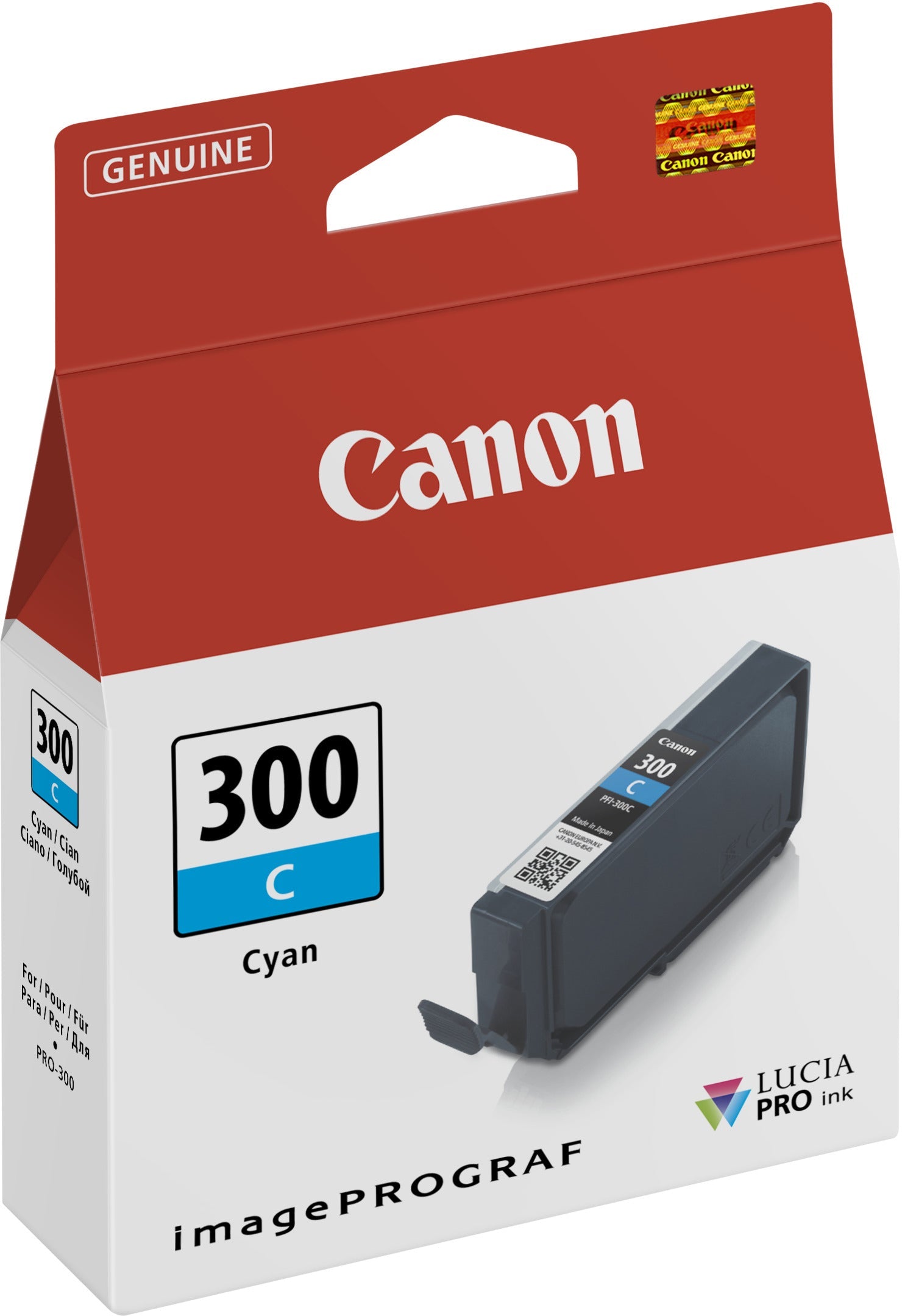 CANON Tintenpatrone cyan PFI-300C iPF PRO-300 14.4ml Idealshop