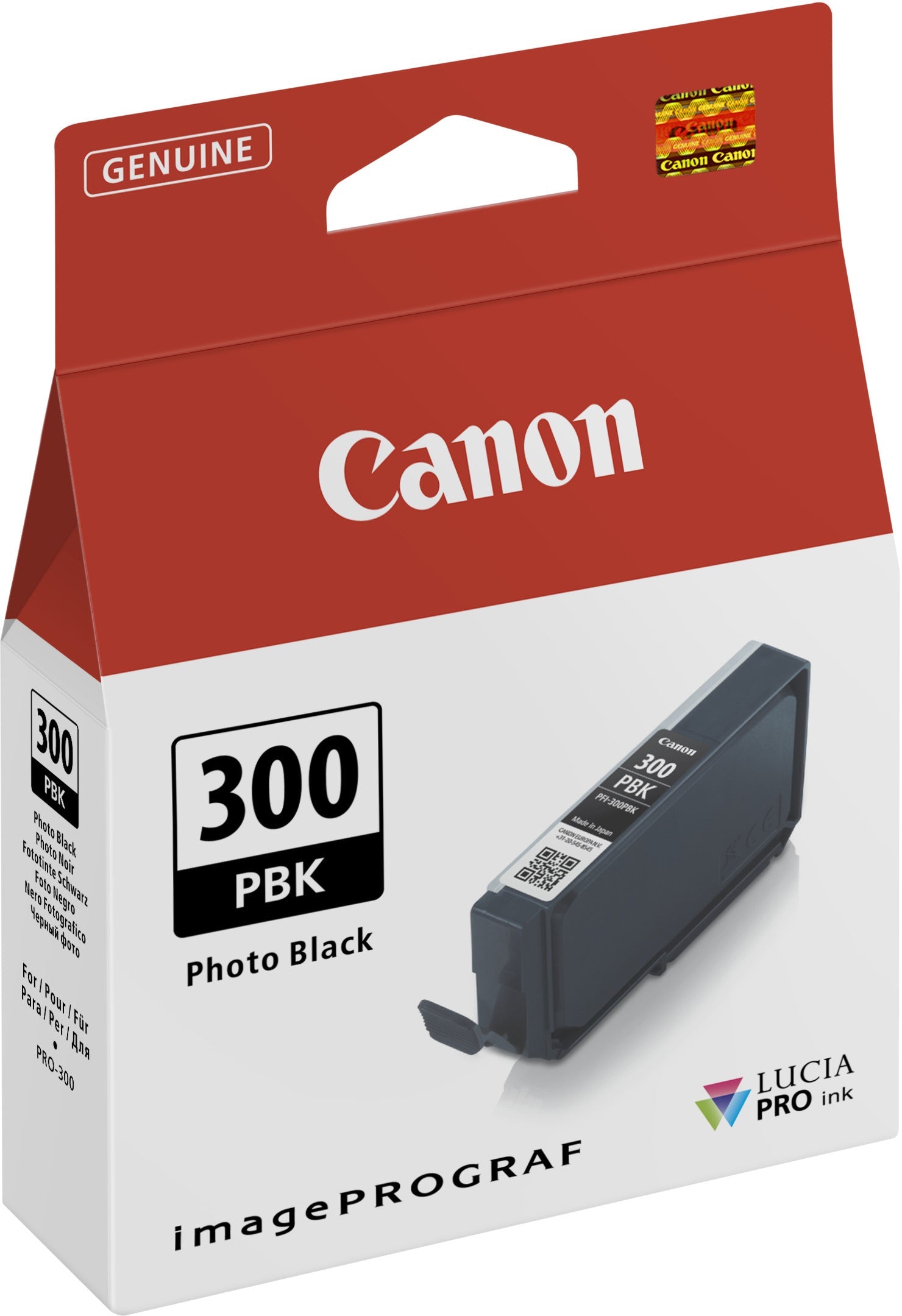 CANON Tintenpatrone photo schwarz PFI-300PBK iPF PRO-300 14.4ml Idealshop
