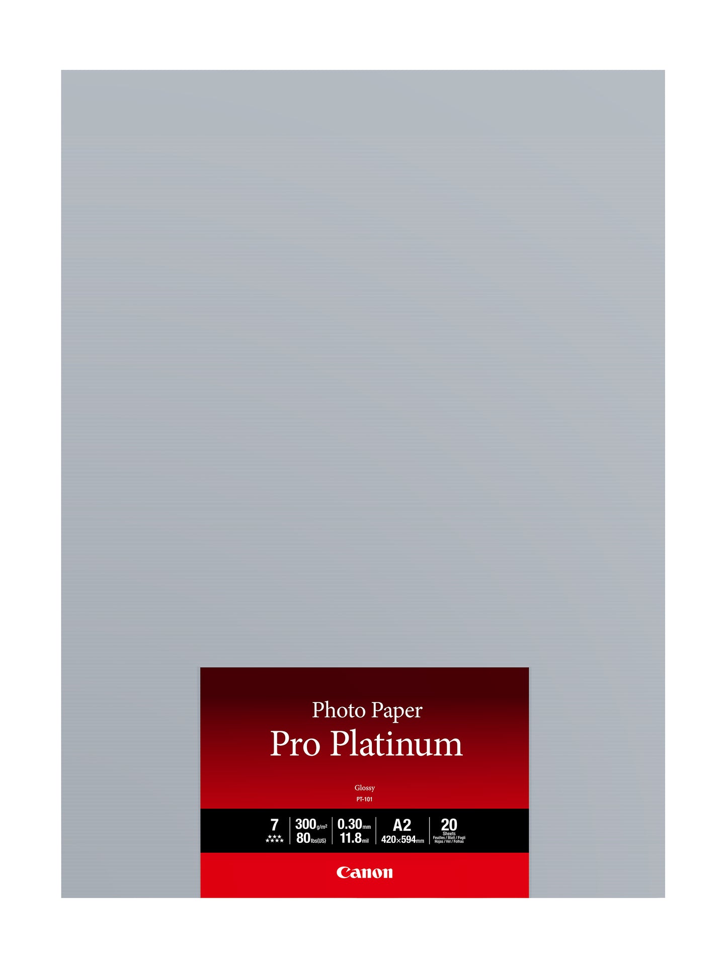 CANON     Pro Platinum Photo Paper    A2