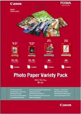 CANON Photo Pap.Variety Pack A4/A6 VP101A4/6 InkJet 20 Blatt Idealshop