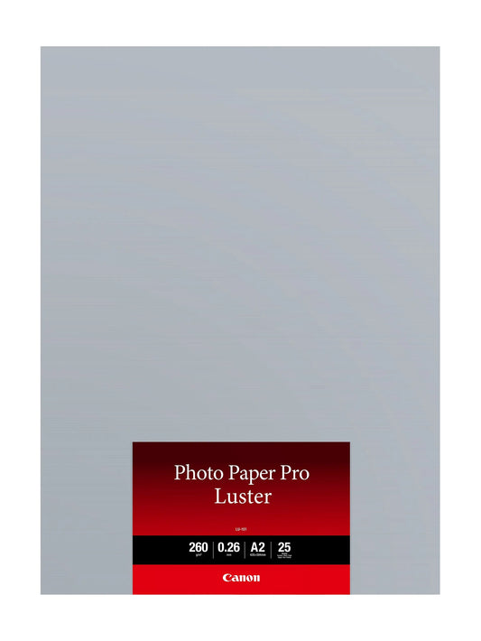 CANON Photo Paper Pro Luster A2 LU101A2 InkJet 260g 25 Blatt Idealshop