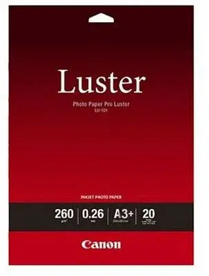 CANON Photo Paper Pro Luster A3+ LU101A3+ InkJet, 260g 20 Blatt Idealshop