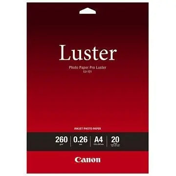 CANON Photo Paper Pro Luster A4 LU101A4 InkJet, 260g 20 Blatt Idealshop