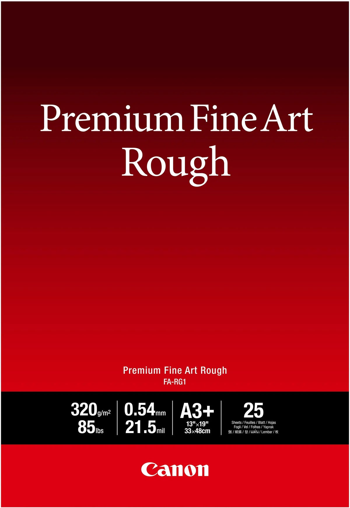 CANON Premium Paper 310g A3+ FASM1A3+ Fine Art Smooth 25 Blatt Idealshop