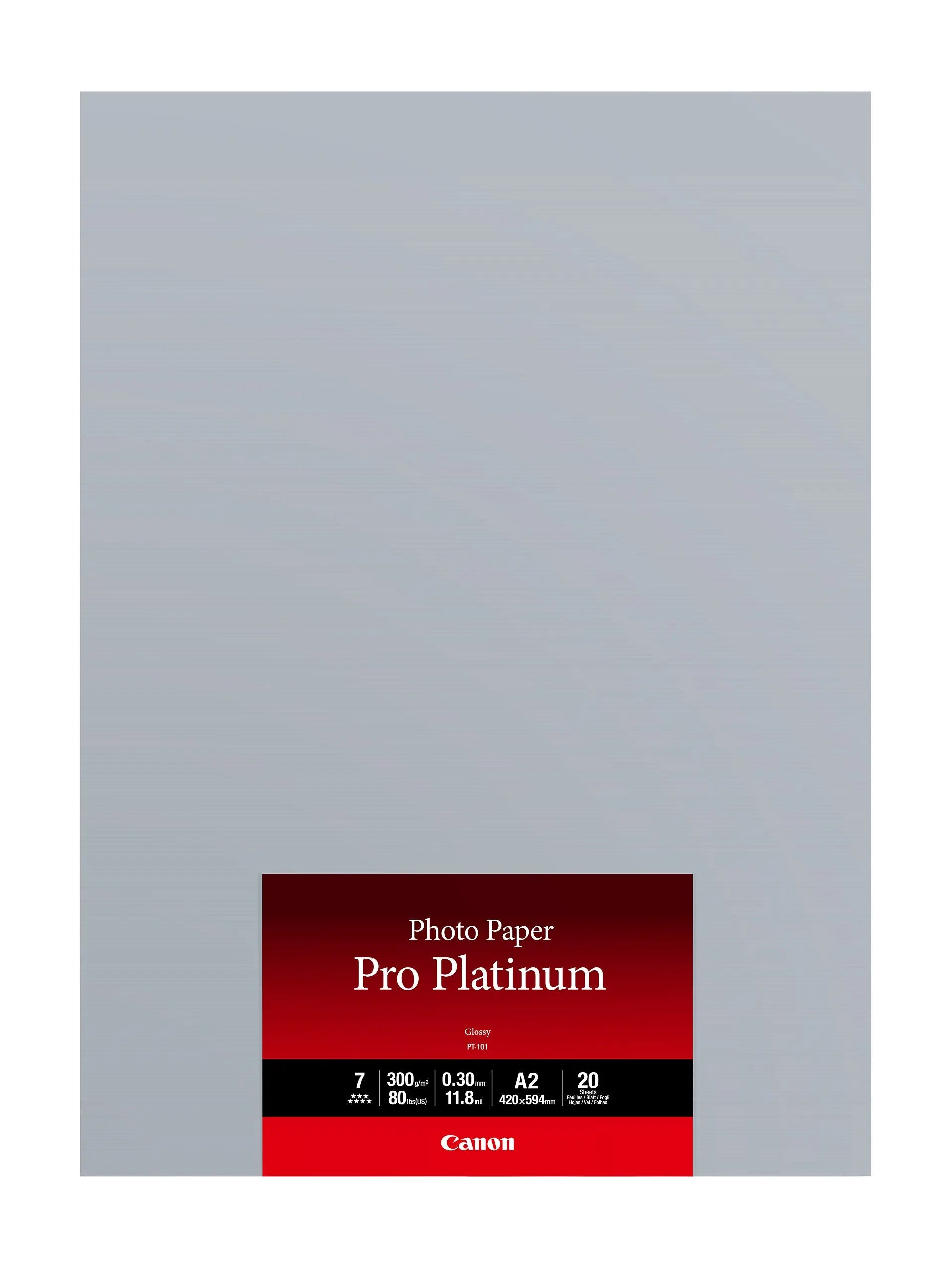 CANON Pro Platinum Photo Paper A2 PT101A2 InkJet glossy 300g 20 Blatt Idealshop
