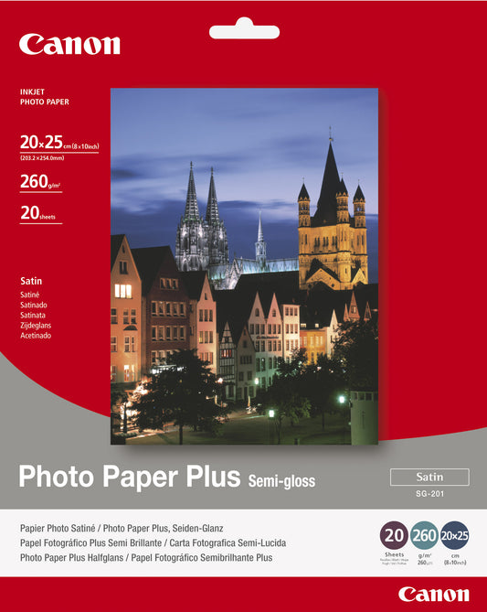 CANON     Photo Paper Semi-gloss 20x25cm