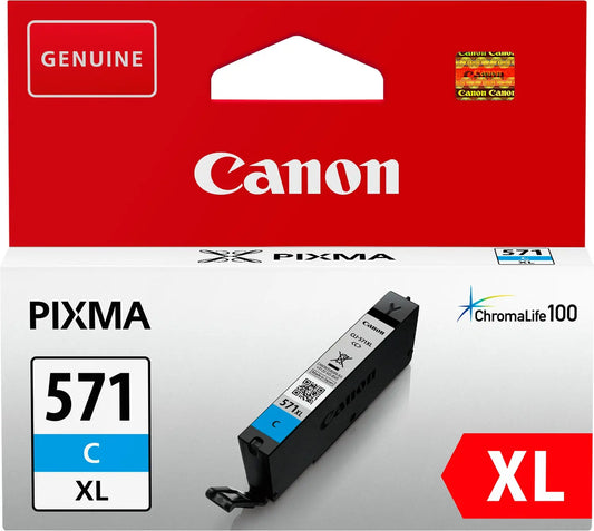 CANON Tintenpatrone XL cyan CLI-571XLC PIXMA MG5750 11ml Idealshop