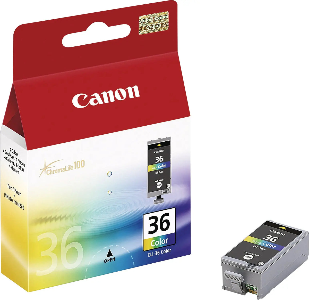 CANON Tintenpatrone color CLI-36 PIXMA mini220 250 Seiten Idealshop