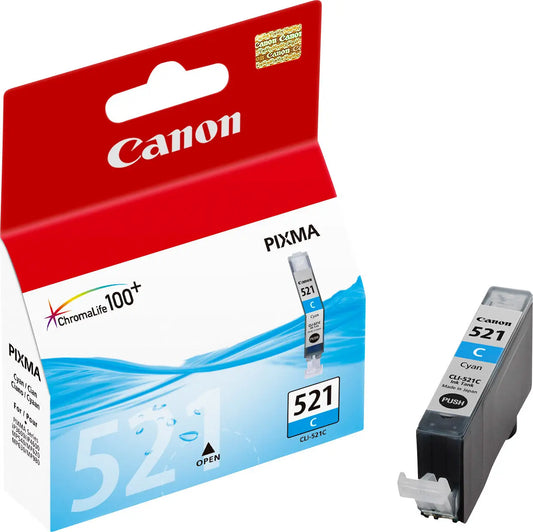 CANON Tintenpatrone cyan CLI-521C PIXMA MP 980 9ml Idealshop