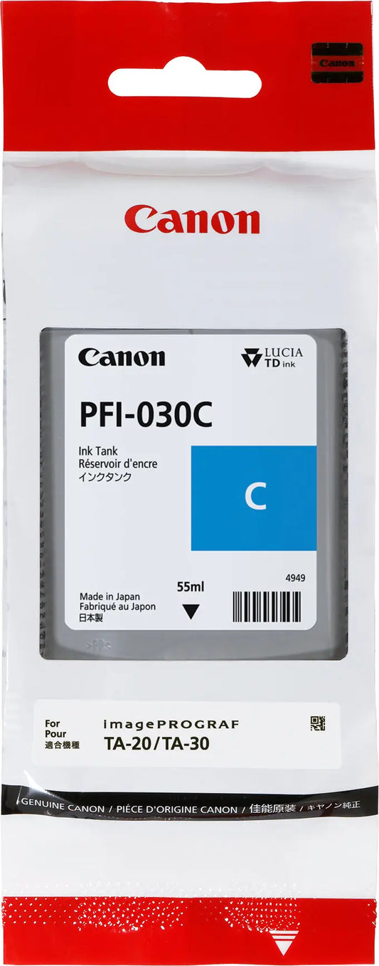 CANON Tintenpatrone cyan PFI030C iPF TX-20 55ml Idealshop